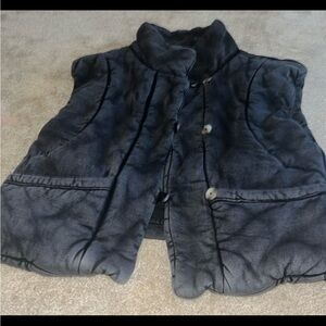 NWOT! Black quilted Puffer Vest